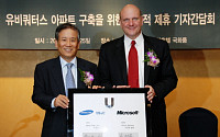 삼성물산, MS와 유비쿼터스 아파트 전략적 제휴