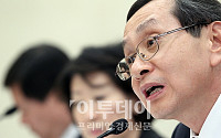 [포토]2011 국정감사, 질의에 답하는 김동수 공정거래위원장
