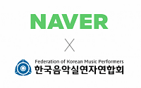 네이버-한국음악실연자연합회, MOU 체결