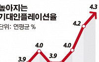 환율 폭등에 기대인플레션율 2년10개월만에 최고