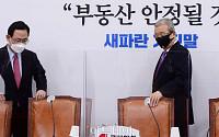 [포토] 비상대책위원회의 참석하는 김종인-주호영