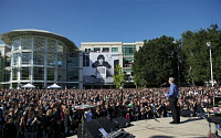 [포토]'그는 갔지만'…애플 잡스 추모식 가져