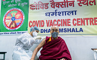 달라이 라마, 인도서 아스트라제네카 코로나19 백신 접종
