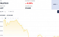 비트코인, 6만1000달러 선 돌파 후 한때 9% 폭락
