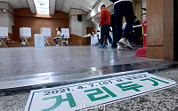 [포토] 코로나 확산세속 진행되는 서울시장 보궐선거