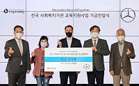 메르세데스-벤츠 사회공헌委, 전국 사회복지기관에 5억 원 기부