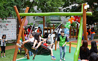 코오롱, 은평구 새록어린이공원 놀이터 개선 지원