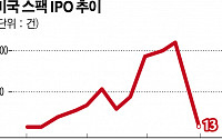 스팩, 미국시장서 급브레이크…4월 IPO 90% 감소