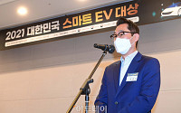 [포토] 스마트 EV 대상, 수상소감 밝히는 박영준 아우디 코리아 상무