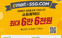 이마트-SSG닷컴, 통합 프로모션으로 온ㆍ오프 고객 다 잡는다