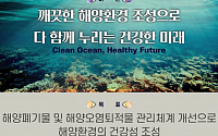 정부, 2030년까지 해양폐기물 발생량 60%ㆍ해양오염퇴적물 절반 감축