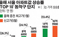 5월 아파트값 상승률 '서울 탑10' 단지 살펴보니…동작구 3곳 이유는?