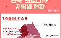 [코로나19 지역별 현황] 서울 4만3001명·경기 3만8334명·대구 9792명·인천 6094명·부산 5593명 순