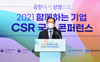 [포토] CSR 국제 콘퍼런스, 축사하는 권기홍 동반성장위원장