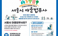 서울시 마을법무사 192명, 내달부터 동 주민센터에서 무료 법률상담