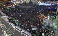 서울광장서 ‘한미FTA 무효’ 촛불집회…경찰, 물대포 저지