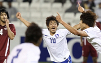 한국 올림픽축구, 카타르와 1-1 무승부...조 선두 유지
