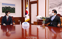[포토] 환담하는 박병석 의장-이준석 대표