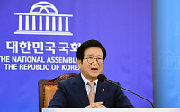 [포토] 취임 1주년 기자간담회 가진 박병석 국회의장