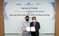 삼성중공업, 세계 첫 엔진 없는 연료전지 추진 LNG선 개발…DNV 선급 인증