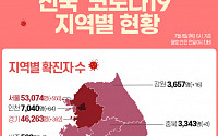 [코로나19 지역별 현황] 서울 5만3074명·경기 4만6263명·대구 1만667명·인천 7040명·부산 6478명 순