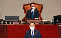 [포토] 예결위 전체회의, 제안설명하는 홍남기 부총리