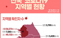 [코로나19 지역별 현황] 서울 5만6573명·경기 4만9132명·대구 1만901명·인천 7585명·부산 6875명 순