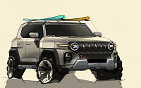 쌍용차, 차세대 SUV 'KR10' 디자인 스케치 공개…&quot;코란도ㆍ무쏘 계승&quot;