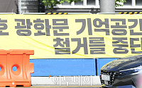 [포토] '세월호 광화문 기억공간 철거를 중단하라'