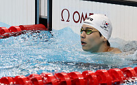 [도쿄올림픽] 한국 배영 간판 이주호, 배영 200m ‘한국인 최초 결승 진출’ 실패