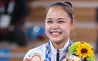 [도쿄올림픽] 한국 첫 '부녀 올림픽 메달' 여서정 &quot;아빠 이겨보고 싶어&quot;