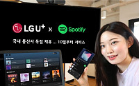 LG유플러스, 스포티파이 손잡았다…통신사 독점 제휴