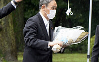 스가 일본 총리, 태평양전쟁 패전일 야스쿠니신사에 공물 봉납