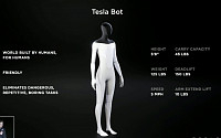 테슬라, AI 데이에 인간형 로봇 공개…머스크 “내년 프로토타입 선보일 것”