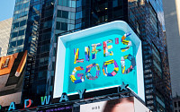 LG전자, 미국 맨해튼서 3D 콘텐츠로 ‘라이프 이즈 굿’ 메시지 전달