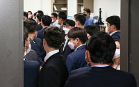[포토] 김웅 의원실에 모인 국민의힘 의원들