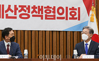 [포토] 대화하는 이재명 지사-김기현 원내대표