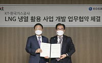 KTㆍ한국가스공사, LNG 냉열 활용 IDC 냉방 솔루션 개발 업무협약