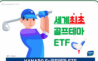 ‘골프테마 ETF’ 첫날 아쉬운 티샷…1.17% 하락 마감