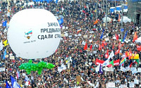 위기의 푸틴...러, 100만명 시위 나선다