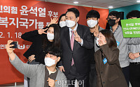 [포토] 청년사회복지사들과 기념촬영하는 윤석열 후보
