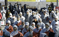 [포토] 전국승려대회 참석하는 승려들
