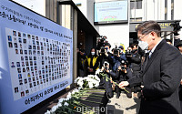 [포토] 대구지하철참사 희생자 추모하는 이재명 후보