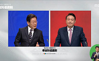 윤석열 ‘인이어 논란’에... MBC “진행자 인이어 잡음” 해명