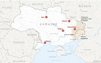 러시아, 우크라 수도와 동남부 집중 공격...미사일 발사
