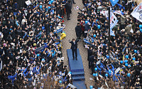 [포토] 이재명 후보, 서울 집중 유세