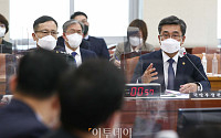 [포토] 국방부 청사 이전 관련 답변하는 서욱 장관