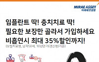 미래에셋생명  ‘온라인 비흡연딱딱치아보험’ 인기
