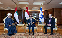 중동 3국, 미국에만 의존 않겠다…UAEㆍ이스라엘ㆍ이집트, 사상 첫 3자 정상회담