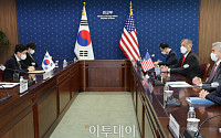 [포토] 노규덕-성 김 '한미 북핵수석대표 협의'
